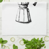 ゲイザー・コーヒー・メーカー。グラフィックアート。ハンドタオル キッチンタオル (折り畳み)