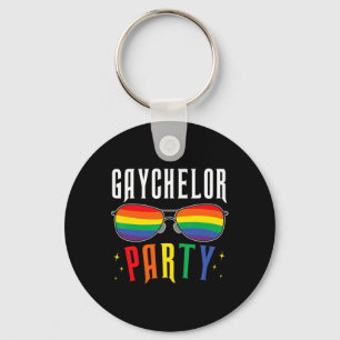 ゲイシェーロー ゲイ レズビアン LGBTQ プライド バチェラーパーティーW キーホルダー