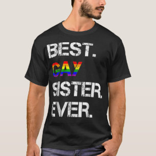 ゲイシスターLGBTQレズビアンシスターギフト Tシャツ