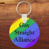 ゲイストレート同盟 キーホルダー (正面)
