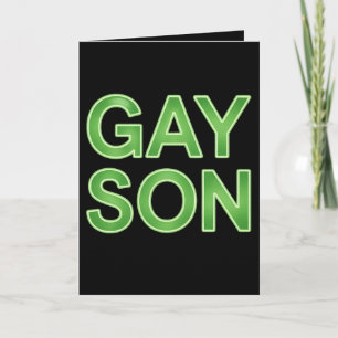 ゲイソおもしろいンLGBTQプライド カード