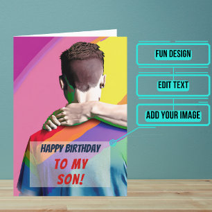 ゲイソンからパパ誕生日 カード
