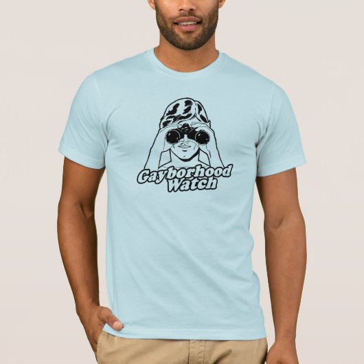 ゲイタウンの見張り Tシャツ (正面)