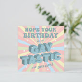ゲイタスティック誕生日 カード (スタンド正面)