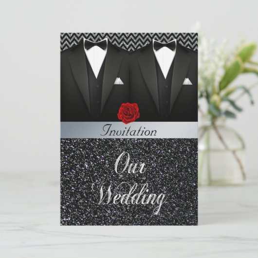 ゲイツキセド結婚式招待状 招待状 (スタンド正面)