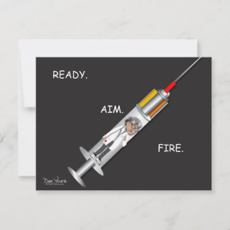 ゲイツ惑星はがきにワクチンを接種 ポストカード