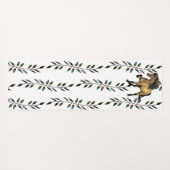 ゲイテッドホースアールヌーボー抽象芸術 ヨガマット (裏面(横))