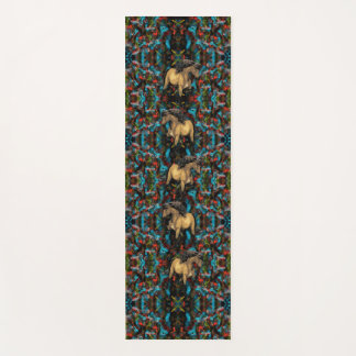 ゲイテッドホースアールヌーボー抽象芸術 ヨガマット