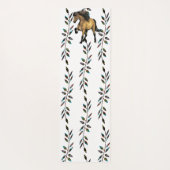 ゲイテッドホースアールヌーボー抽象芸術 ヨガマット (裏面)