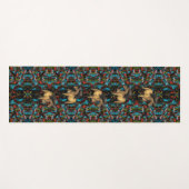 ゲイテッドホースアールヌーボー抽象芸術 ヨガマット (正面(横))