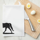 ゲイト馬のキッチンタオル、テネシー歩く馬 キッチンタオル (四つ折り)