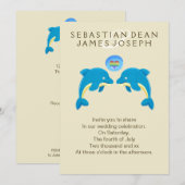 ゲイドルフィンアンドレインボーラブハートバブル結婚ズ 招待状 (正面/裏面)