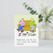 ゲイニュー飾ホームユーモア ポストカード (スタンド正面)