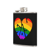 ゲイハート フラスク (左)