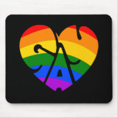 ゲイハート マウスパッド (正面)