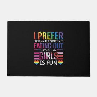 ゲイバイセクシャルプライド国旗LGBTQ ドアマット