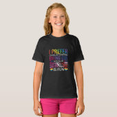 ゲイバイセクシャルプライド国旗LGBTQ Tシャツ (正面フル)