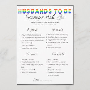 ゲイバチュラーパーティゲーム，スカベンジャー狩り 招待状