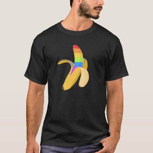 ゲイバナナLGBT Tシャツ (正面)