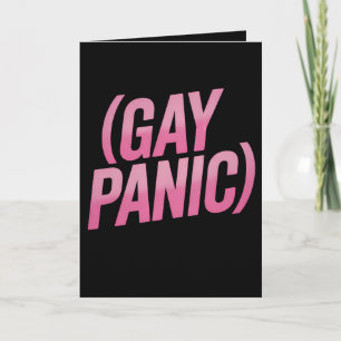 ゲイパニックLGBTQ抗議プライド カード