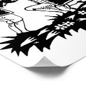 ゲイビクトリアン男が恋人のシルエットを提案 ポスター (角)