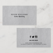 ゲイフェイクの皮質背景 名刺 (正面/裏面)