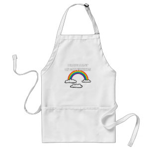 ゲイフレンズLGBTアリーレインボーおもしろいゲイプライド スタンダードエプロン