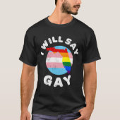 ゲイフロリダLGBTQIAレインボーLGBTプライド Tシャツ (正面)