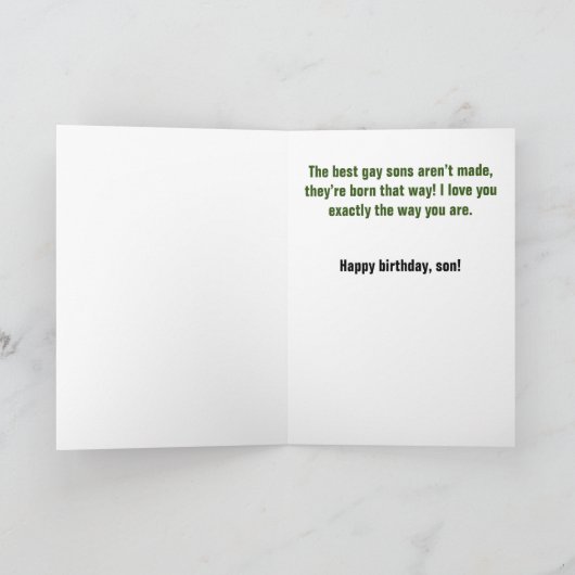 ゲイブラックソンfromママ誕生日 カード (内部)