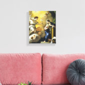 ゲイブリエルがイエスの誕生を予言 キャンバスプリント (インサイチュ (リビング))