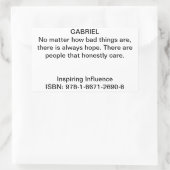 ゲイブリエル引用文インスパイアの影響 長方形シール (バッグ)