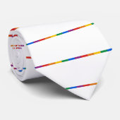 ゲイプライドのストライプ ネクタイ (ロール)