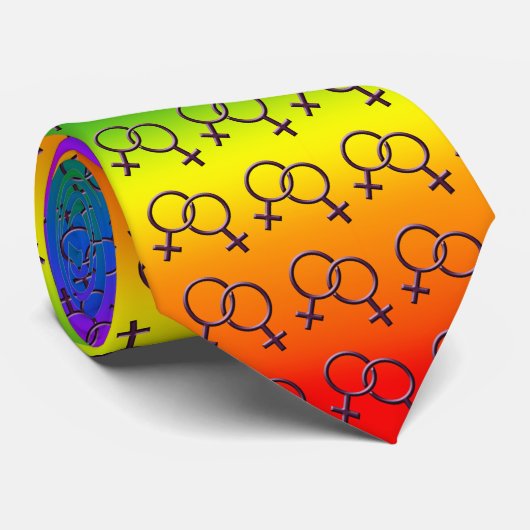 ゲイプライドのタイの同性のゲイプライドのネクタイ ネクタイ (ロール)
