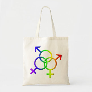 ゲイプライドのトートバックLGBTの虹愛買い物袋 トートバッグ