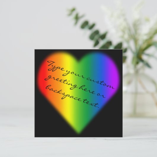 ゲイプライドのパーティの招待状同性愛カード 招待状 (スタンド正面)