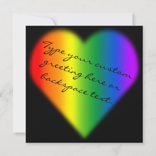 ゲイプライドのパーティの招待状同性愛カード 招待状 (正面)