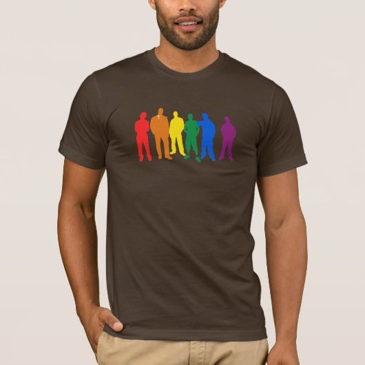 ゲイプライドの人 Tシャツ (正面)