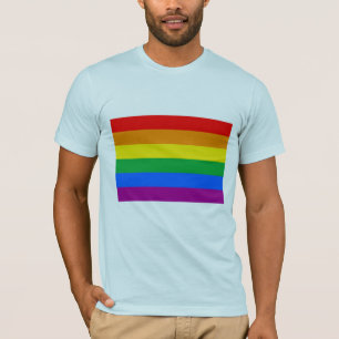 ゲイプライドの公式の旗 Tシャツ