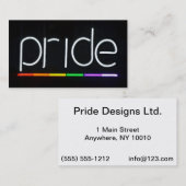 ゲイプライドの名刺 名刺 (正面/裏面)