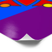 ゲイプライドの旗は曼荼羅LGBTを着色します ポスター (コーナー)