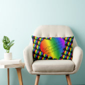 ゲイプライドの枕カスタムな虹愛装飾用クッション ランバークッション (椅子)