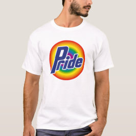 ゲイプライドの虹のロゴのTシャツ Tシャツ