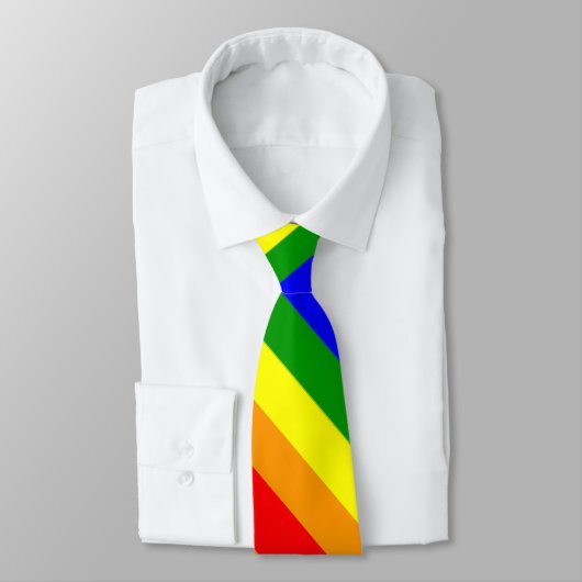 ゲイプライドの虹の首のタイ ネクタイ (タイ)