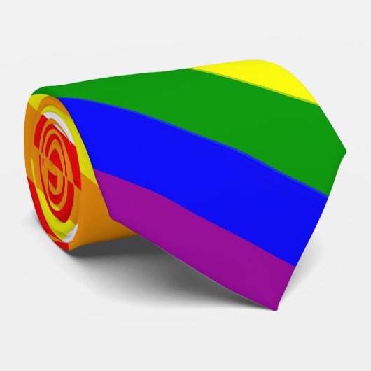 ゲイプライドの虹の首のタイ ネクタイ (ロール)