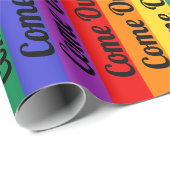 ゲイプライドのLGBTによって来られる虹の旗愛勝利 ラッピングペーパー (ロールコーナー)