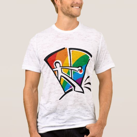 ゲイプライドのTシャツ Tシャツ (正面)