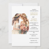 ゲイプライドエレガント赤面結婚ズ 招待状 (正面)