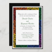 ゲイプライドカスタム約束式招待状 招待状 (正面/裏面)