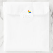 ゲイプライドカッコいい引用文イラブディックおもしろいゲイプライド ラウンドシール (バッグ)