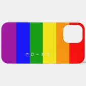 ゲイプライドカラーズレインボーフラグプライド Case-Mate iPhoneケース (裏面 / 右)
